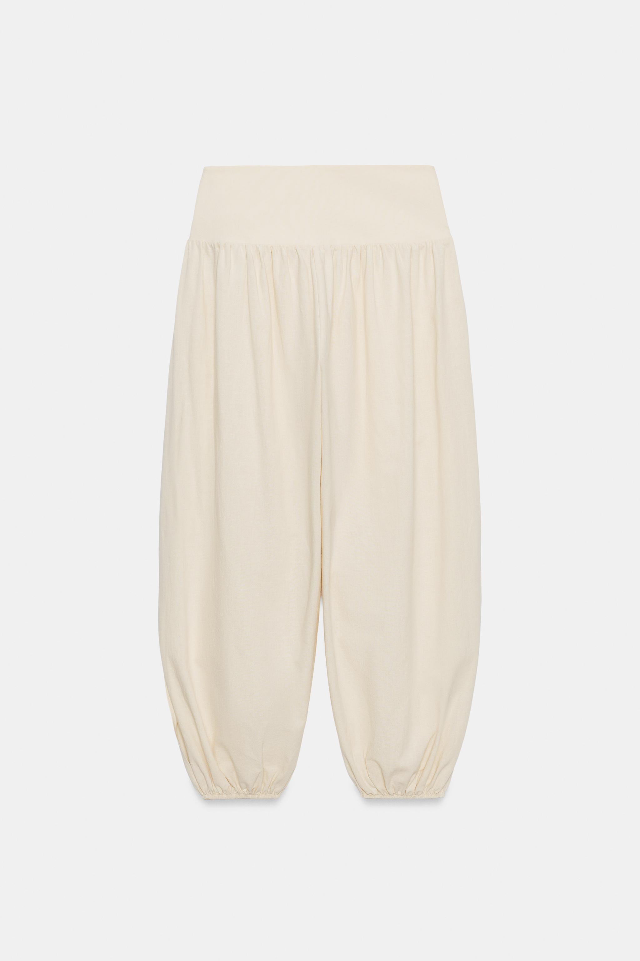 PANTALON BOUFFANT AVEC NŒUD